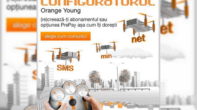 <b>Orange România lansează configuratorul online pentru abonamente, o premieră pe piața locală telecom</b>Orange România a anunțat lansarea unui configurator online pentru abonamente, o premieră pe piața telecom din România. Astfel, clienții operatorului cu vârste între 18 și 35 de ani vor putea folosi configuratorul Orange Young. Oferta e...