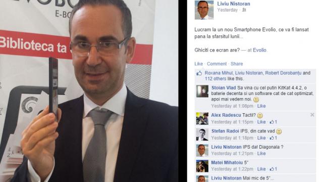 <b>Evolio pregătește lansarea unui nou smartphone ce va sosi cu display IPS qHD de 4.5 inch</b>Deși ne-am obișnuit ca până acum, brandurile locale de pe piața noastră să lanseze produse fără alte teasere în prealabil, de ceva timp, acest comportament îl vedem aplicat și de companiile românești. Astăzi, Liviu Nistoran, CEO Evolio, ne...