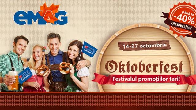 <b>eMAG dă startul campaniei de reduceri Oktoberfest; iată cele mai atractive 3 smartphone-uri din ofertă!</b>Fără nici un anunț în prealabil, iată că cei de la eMAG revin acum cu un nou festival de reduceri intitulat Oktoberfest, campanie ce aduce discount-uri ce merită a fi luate în seamă de către noi. Printre produsele listate regăsim și...