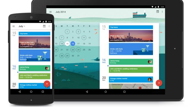 <b>Google prezintă versiunea 5.0 a aplicației Calendar; primim funcția de adăugare automată a evenimentelor și un nou design</b>După ce acum o săptămâna Google lansa aplicația Inbox, o combinație între Gmail și Google Now, iată că acum compania ne prezintă noua versiune a unei aplicații destul de standard, și anume Calendar. La fel ca și în cazul Inbox, Google a...