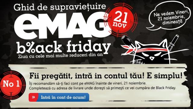 <b>eMAG dezvăluie noi informații din culisele celui mai mare eveniment de Black Friday (Video)</b>Așa cum am aflat săptămâna trecută, anul acesta, eMAG pregătește unul dintre cele mai mari evenimente de Black Friday din România, fiind oferite reduceri în valoare de 75 milioane de lei la peste 450.00 de produse incluse în ofertă. De...