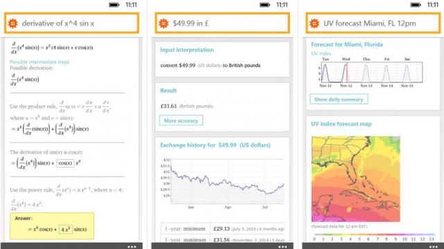 <b>Aplicația oficială Wolfram Alpha disponibilă acum În Windows Phone Store</b>Wolfram Alpha este probabil cel mai util serviciu online când vine vorba de aflat informații, făcut teme sau realizat un eseu sau calcul matematic. Ceea ce era Encarta pe vremea când eram în liceu sau școala generală este acum Wolfram Alpha, care a...