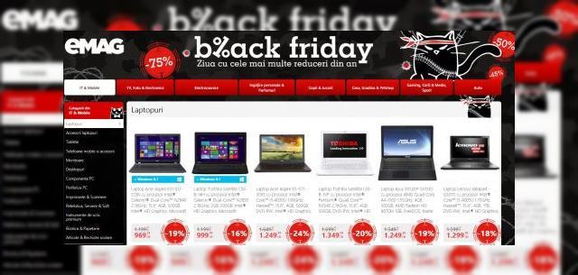 <b>eMAG dezvăluie primele detalii despre produsele vândute În primele ore de la startul Black Friday</b>După cum ați aflat și din cadrul sesiunii noastre de live blogging ce este disponibilă chiar aici, cei de la eMAG au dat startul reducerilor în această dimineață cu puțin înainte de ora 7:00, moment în care vânătorii de oferte au dat...