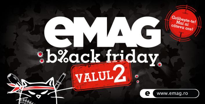 <b>eMAG prezintă o serie de produse recomandate pentru valul 2 de reduceri Black Friday</b>După aproximativ 10 ore de la startul reducerilor eMAG cu ocazia Black Friday, iată că prin intermediul unui newsletter aflăm faptul că ni se pregătește un al doilea val de produse cu prețuri speciale, mai precis suplimentarea unor stocuri de...