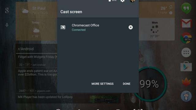 <b>LG G Pad 8.3 Google Play Edition și Nvidia Shield Tablet primesc suport pentru Chromecast Screen Casting</b>Dacă Android 5.0 Lollipop a sosit destul de rapid pe terminalele Nexus și alte câteva modele, o altă funcție oferită de Google pe terminalele Android a ajuns foarte greu pe device-uri celebre. E vorba despre Screen Casting prin Chromecast, care în...