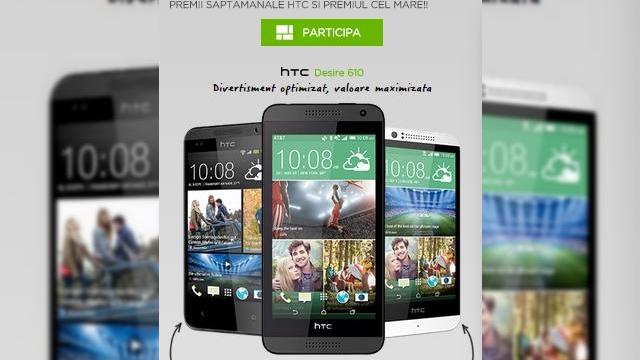 <b>HTCFans.ro pune la bătaie un HTC Desire 816 și alte 12 smartphone-uri; iată cum puteți participa la concurs</b>La sfârșitul lunii trecute, cei de la HTCFans.ro au dat startul unei promoții speciale prin care utilizatorii pot câștiga unul dintre cele 13 premii puse la bătaie. Aflați că acest concurs are loc în perioada 28 noiembrie - 26 decembrie,...