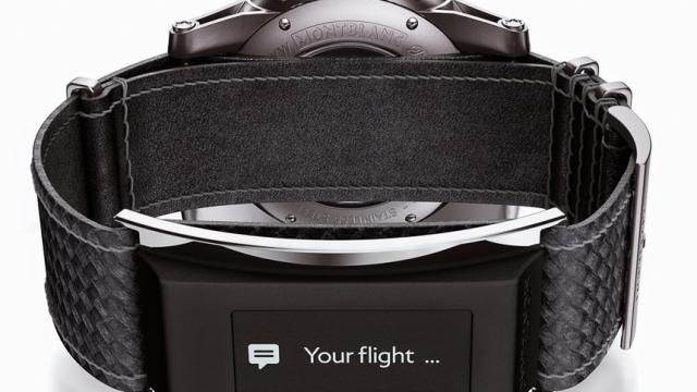 <b>Montblanc intră pe piața smartwatch, cu un mic accesoriu de fitness pentru ceasurile sale: e-Strap</b>Ultima oară când am auzit de Montblanc, brandul de lux colabora cu Samsung pentru a furniza accesorii pentru Galaxy Note 4. Azi aflăm că firma ar fi pregătită să intre pe piața smartwatch, dar nu direct cu un ceas, ci cu un accesoriu pentru ceas...