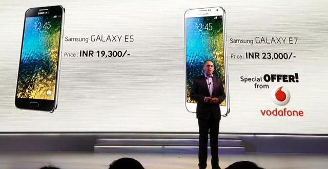 <b>Samsung lansează oficial telefoanele Galaxy E5 și E7 În India; Acestea sunt versiuni mai accesibile de modele Galaxy A</b>în vreme ce la CES 2015 nu a lansat produse care să ne intereseze foarte mult la Mobilissimo.ro, Samsung a oferit un regal publicului din India, unde a lansat 2 noi telefoane. Astfel, cu ocazia debutului local al modelelor Galaxy A3 și A5 au fost...