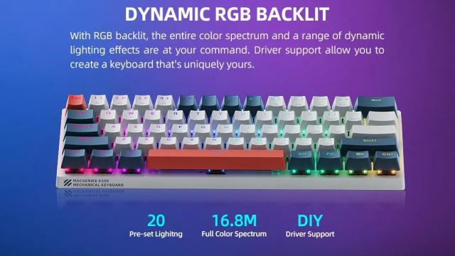 <b>Cauți o tastatură de gaming compactă și mecanică? Modelul K500 costă acum doar 136 lei pe Aliexpress</b>Dacă este weekend atunci ne gândim și la gaming plus cumpărături. Cele două se îmbină astăzi când descoperim o tastatură compactă și pe deasupra și mecanică la un preț