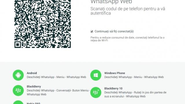 <b>Aplicația de mesagerie WhatsApp disponibilă acum și În varianta desktop</b>O aplicație foarte populară de mesagerie este și WhatsApp, platformă ce a fost achiziționată de către Facebook anul trecut pentru suma de 16 miliarde de dolari. Aflați că această aplicație a primit o nouă funcție chiar astăzi ce ne oferă...
