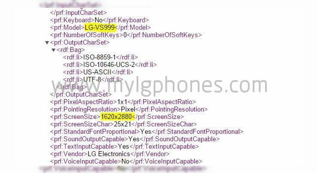 <b>LG G4 ar putea sosi cu un display 3K, conform unei scăpări legate de terminal, În versiunea Verizon</b>Un nou terminal LG cu numele de cod VS999 și-a făcut apariția pe web și se pare că acesta ar fi chiar LG G4, în versiunea pentru operatorul Verizon Wireless. Cel mai interesant aspect e că noul venit aduce un display cu rezoluție foarte ridicată....