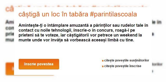 <b>Orange România lansează o campanie specială prin care părinții pot afla mai multe despre tehnologie și navigarea pe web</b>Astăzi, 12 februarie, Orange România anunță debutul unei noi campanii denumită #parintilascoală, campanie a cărui scop este acela de a identifica dificultățile pe care părinții sau rudele celor tineri le întâmpină în utilizarea...