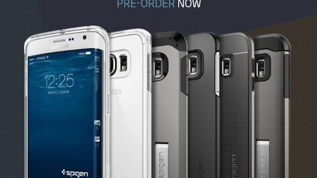 <b>Samsung Galaxy S6 Edge primeşte huse Spigen la precomandă, aparent el va include o singură margine curbată</b>După c&acirc;teva scăpări legate de Galaxy S6 Edge apărute &icirc;n ultimele ore, cu aer aproape oficial, ei bine iată că vedem din nou producătorii de huse &icirc;n acţiune. Cei de la Spigen au postat pe Facebook o fotografie ce indică...