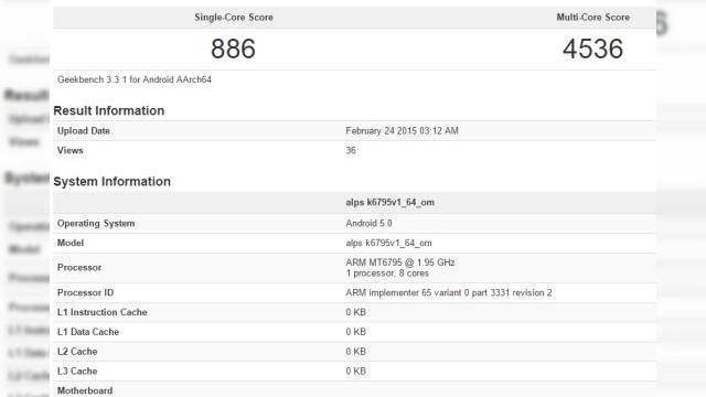 <b>MediaTek pregătește un chip octa-core care îi ia fața lui Snapdragon 810 în testul benchmark Geekbench</b>Snapdragon 810 este după cum bine știm, flagship-ul în materie de procesoare destinate device-urilor mobile ce se regăsește în portofoliul celor de la Qualcomm, chip ce oferă 8 nuclee pe arhitectură de tip big.LITTLE (4x Cortex A57 + 4x...