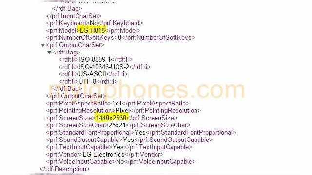 <b>LG G4 îşi face apariţia pe web sub formă de profil user agent, cu numele de cod LG-H818</b>LG G4 a apărut pe web astăzi, sub numele de cod LG-H818, &icirc;ntr-un User Agent Profile pe site-ul oficial LG. Cu c&acirc;teva săptăm&acirc;ni &icirc;n urmă, acelaşi flagship apărea pe web &icirc;ntr-o versiune AT&T cu numele de cod LG-H810....