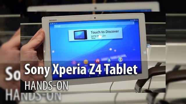 <b>MWC 2015: Sony Xperia Z4 Tablet hands-on - ultrasubțire, elegantă şi cu capacitate de scufundare (Video)</b>Terminalul Sony Xperia Z4 Tablet e probabil cel mai interesant device cu diagonală mare anunţat la MWC 2015, iar de aceea am realizat pentru voi un clip hands on cu acest nou produs. &Icirc;l puteţi admira mai jos, &icirc;n toate splendoarea sa,...