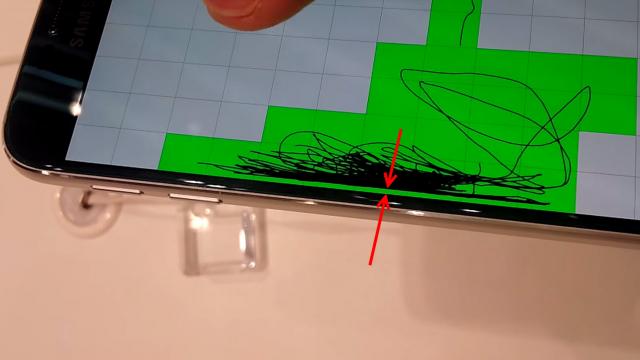 <b>Marginea subțire cu sacrificii se ține! Samsung Galaxy S6 are porțiuni ale ecranului care nu răspund la touch!</b>Prin intermediul unui comentariu de pe site, am aflat despre un clip video care ne demonstrează faptul că porţiunea activă la atingere a ecranului lui Samsung Galaxy S6, este mai mică dec&acirc;t cea fizică&nbsp;care afişează conţinut vizual. Mă...