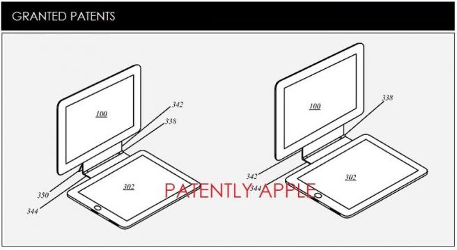 <b>Apple primeşte brevete pentru un sistem magnetic de ataşament care uneşte două iPad-uri şi un nou Smart Cover cu trackpad</b>Apple a primit nu mai puţin de 60 de brevete noi de la Biroul SUA de Brevete şi Trademark-uri &icirc;n această săptăm&acirc;nă, unele fiind foarte interesante. Mai jos vedeţi c&acirc;teva schiţe din documentele oficiale, ce par a face referire la...