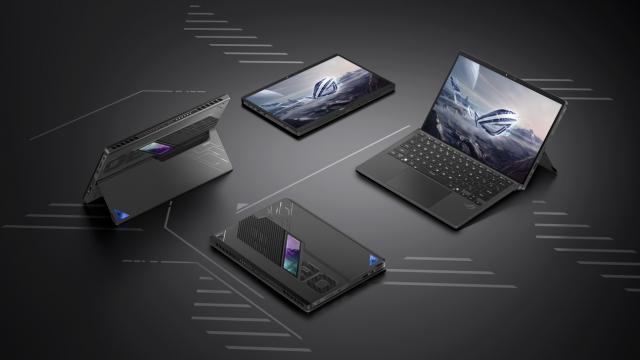 <b>CES 2025: Tableta de gaming ASUS ROG Flow Z13 primește un upgrade mare, inclusiv suport XG Mobile Dock cu RTX 5090</b>În februarie 2022 spuneam într-un articol că ASUS lansa în România cea mai puternică tabletă din lume și anume ROG Flow Z13. Au trecut aproape 3 ani de la acel moment, iar astăzi la CES 2025 vine o variantă cu upgrade uriaș