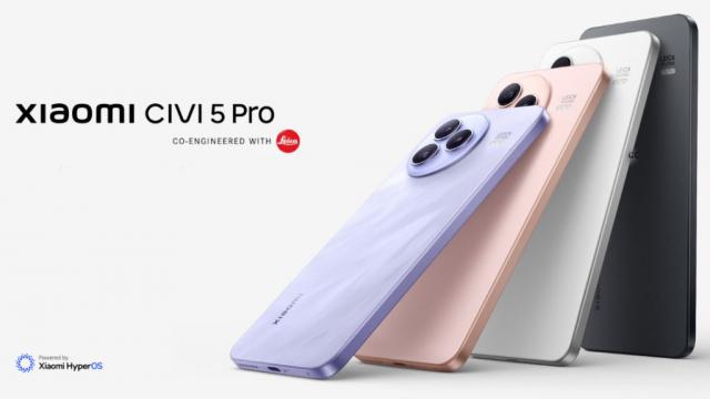 <b>Xiaomi Civi 5 PRO în primele imagini, cu modul de cameră nou, baterie de 6000 mAh într-un corp subțire</b>Xiaomi are un eveniment mare programat pe data de 22 mai, sărbătorind în acea zi 15 ani de activitate și face asta cu multe noutăți. Avem pentru început un procesor flagship XRING 01, plus smartphone-ul Xiaomi 15s Pro