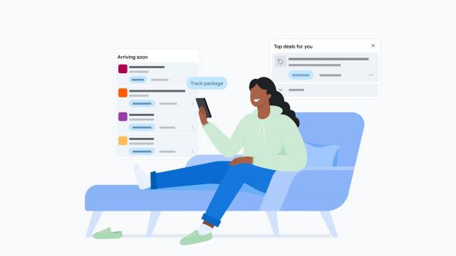 <b>Un nou tab în Gmail pentru cei care comandă des online; Confirmările, plățile și livrările sunt acum mai ușor de urmărit</b>Google lansează în Gmail un nou tab numit Purchases, care grupează automat toate e-mailurile legate de comenzile tale online - inclusiv cele de pe Amazon. Confirmările de plată, estimările de livrare și notificările de expediere apar acum într-o secțiune 