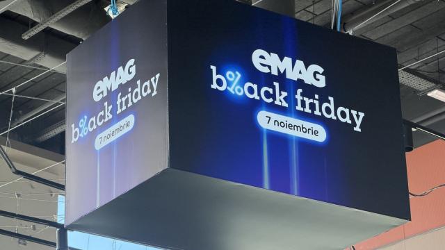 <b>eMAG a vândut de aproape un miliard de lei de Black Friday; record de comenzi și de selleri în 2025</b>Cea de-a 15-a ediție de Black Friday organizată de eMAG a adus vânzări de 986 de milioane de lei, cu aproximativ 10% mai mari decât în 2024. Potrivit datelor transmise de companie, în doar o zi s-au înregistrat 3,5 milioane de produse comandate de peste