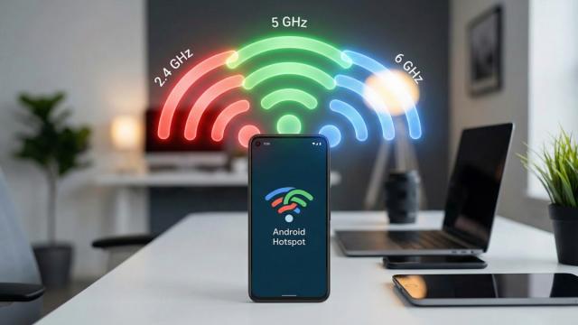 <b>Telefoanele Android primesc hotspot dual-band cu 6 GHz; viteză maximă pentru dispozitivele compatibile</b>O schimbare importantă vine în setările de hotspot de pe Android: telefoanele vor putea transmite simultan în 2.4 GHz și 6 GHz, ceea ce înseamnă că nu va mai trebui să alegi între compatibilitate și viteză. Noua funcție este deja testată în versiunea....
