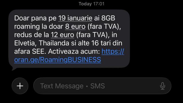 <b>De ce am primit SMS-uri cu reduceri la roaming în aceste zile; Ce promoții testează Orange?</b>Zilele trecute am primit un SMS pe numărul Orange care îmi amintea o reducere la tarifele de roaming. Asta în caz că aveam de gând să călătoresc în Thailanda sau Elveţia. Despre ce e vorba aflaţi mai jos