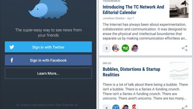 <b>Nuzzel a lansat și pentru Android aplicaţia sa care afişează ştirile pe care le postează contactele tale de pe Facebook şi Twitter</b>Cu c&acirc;ţiva ani &icirc;n urmă, atunci c&acirc;nd testam un telefon Sony Xperia, am apreciat funcţia care &icirc;mi afişa o listă cu toate melodiile postate de prieteni pe Facebook. Astfel, nu mai trebuia să caut ce clip YouTube a postat un...