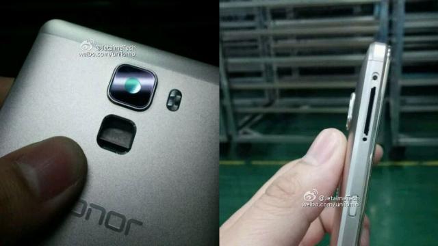 <b>Primele imagini cu Huawei Honor 7 sunt aici; telefonul vine cu senzor de amprente și corp din aluminiu</b>După ce pe data de 15 aprilie, chinezii de la Huawei dezvăluiau &icirc;n Londra nici mai mult, nici mai puțin de 3 noi terminale, astăzi prin intermediul unei postări de pe platforma Weibo dăm peste primele imagini live cu Huawei Honor 7, un alt...