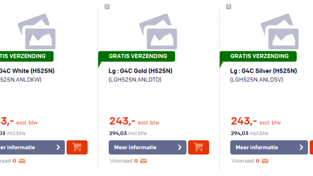 <b>LG G4c ar putea fi versiunea Mini/Compact a lui LG G4, listata de un retailer din Olanda</b>Acum că LG G4 a fost anunţat oficial pe 28 aprilie, e momentul să vedem şi versiuni derivate ale acestui handset. Ele vor include probabil şi o versiune Mini/Compact, precum cea care şi-a făcut apariţia pe web recent. &nbsp; LG ne-a obişnuit deja...
