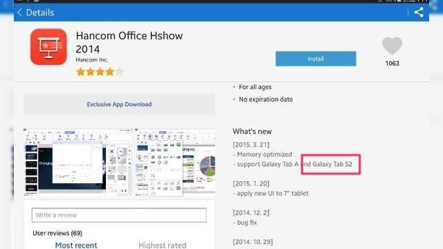 <b>Samsung confirmă din greşeală existenţa tabletei Galaxy Tab S2</b>Cu câteva zile în urma aflam de existenţa tabletei Galaxy Tab S2, care va sosi în 2 versiuni de diagonală şi iată că azi avem şi confirmarea celor de la Samsung cu privire la acest produs. Ea a venit din greşeală, printr-un...