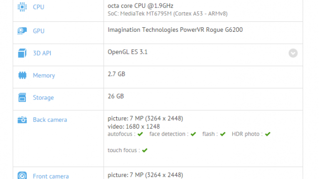 <b>Oppo R7 Plus are specificaţiile listate în GFXBench, inclusiv un display Full HD de 5.9 inch şi procesor octa core MediaTek</b>Oppo R7 Plus a &icirc;nceput &icirc;n ultimele zile să aibă parte de la fel de multe scăpări, ca şi modelul Oppo R7. Cele două urmează să fie lansate pe 20 mai, iar varianta Plus ar urma să fie un R7 mai mare şi dotat cu scanner de amprente....