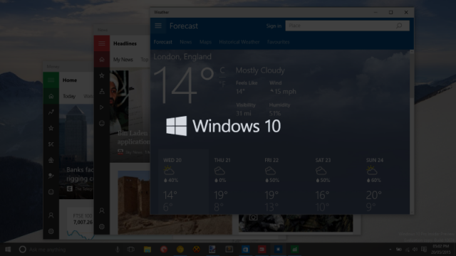Windows 10 Build 10125 aduce un nou buton Back pe tablete şi noi iconuri