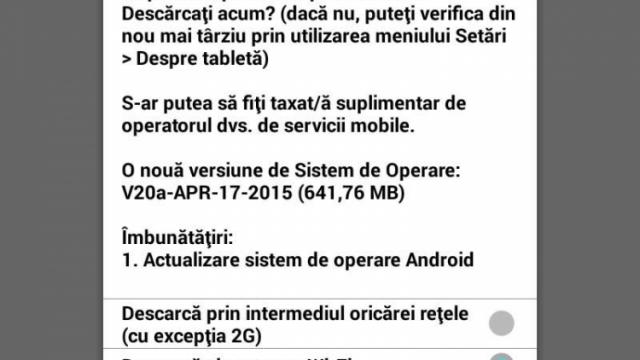 <b>LG G Pad 8.0 V490 LTE primeşte actualizarea la Android 5.0 Lollipop în reţeaua Orange</b>Mulţumită unui cititor Mobilissimo.ro, am descoperit &icirc;n ultimele ore ca tableta LG G Pad 8.0 V490, varianta 4G LTE a primit actualizarea la Android 5.0 Lollipop. E vorba despre modelul comercializat de Orange Rom&acirc;nia, &icirc;n cazul &icirc;n...
