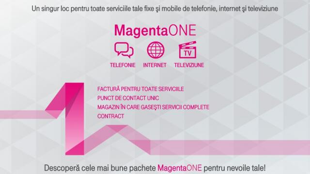 <b>Telekom România anunță lansarea conceptului comercial MagentaOne; iată detalii</b>&Icirc;n cadrul unui evenment ce a avut loc astăzi dimineață &icirc;n București, operatorul mobil Telekom Rom&acirc;nia a prezentat un nou concept comercial pentru pachetele integrate fix-mobil, și anume MagentaOne. Aflăm că acesta este adresat...