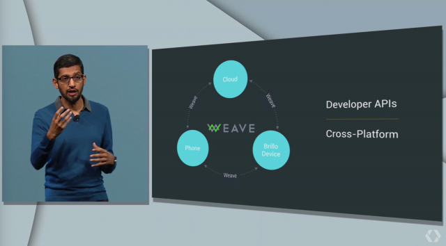 <b>Google I/O 2015: Google anunţă Brillo, un sistem de operare pentru ecosistemul Internet of Things</b>Google a discutat pe scenă de la I/O 2015 şi despre Internet of Things, concept devenit omniprezent &icirc;n ultimul an, c&acirc;nd vine vorba de lansări, conferinţe şi inovaţii. Ei bine, gigantul motoarelor de căutare a lansat acum Brillo, un...