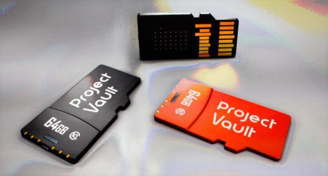 <b>Project Vault este un mediu securizat de calcul de la Google, un card microSD cu rol de mini PC</b>Google are o pasiune pentru iniţiativele "Project", fiecare aduc&acirc;nd o revoluţie &icirc;ntr-un anumit domeniu. Am mai văzut mini PC-uri de mărimea unui stick USB, dar azi vedem unul de la Google, de mărimea unui card microSD. &nbsp; Pe numele...