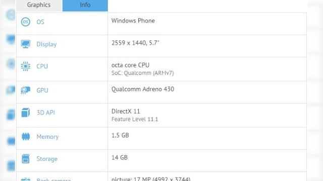 <b>Microsoft Lumia 940 XL este văzut în GFXBench; iată specificațiile sale</b>Cu doar c&acirc;teva zile, cei de la Windows Central ne confirmau specificațiile noului flagship Microsoft ce se va numi Lumia 940 XL. &Icirc;n continuarea acestei serii de scăpări, primim astăzi o captură de ecran din GFXBench, bază de date unde...