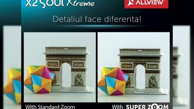 <b>Noul Allview X2 Xtreme sosește cu funcția Super Zoom; iată mai multe detalii</b>Pe data de 6 iunie, brașovenii de la Allview lansau unul dintre cele mai performante smartphone-uri din gamă, și anume modelul X2 Xtreme, phablet cu diagonală de 6 inch și rezoluție Quad HD. După ce anterior aflați că telefonul aduce un sistem de...