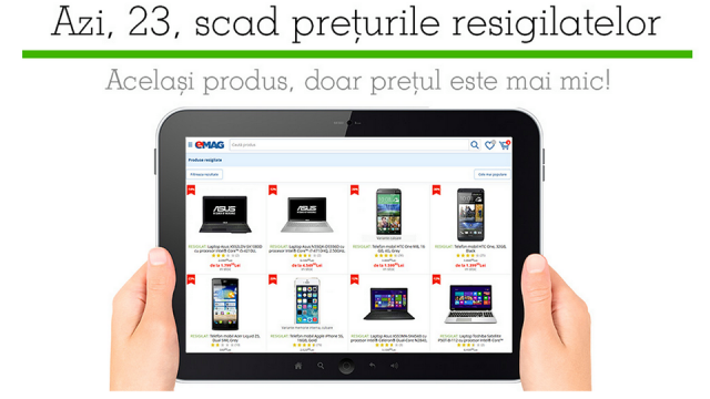 <b>eMAG scade astăzi prețul telefoanelor resigilate; iată câteve oferte interesante</b>Cum astăzi este 23 iulie, este de așteptat ca eMAG.ro să scadă prețul telefoanelor resigilate, lucru care iată tocmai ce se &icirc;nt&acirc;mplă. Deși nu avem produse la 1 leu ca &icirc;n unele situații din trecut, sumele la care sunt...