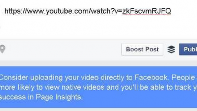 <b>Platforma video Facebook prinde contur prin actualizarea secțiunii de upload; primim atenționări la distribuirea de clipuri de pe YouTube</b>Dacă p&acirc;nă acum Facebook și YouTube aveau &icirc;n comun doar faptul că pe ambele rețele &icirc;nt&acirc;lnim clipuri video, iată că acum lista de elemente similare &icirc;ncepe să crească. &Icirc;n primul r&acirc;nd, Facebook a introdus o...