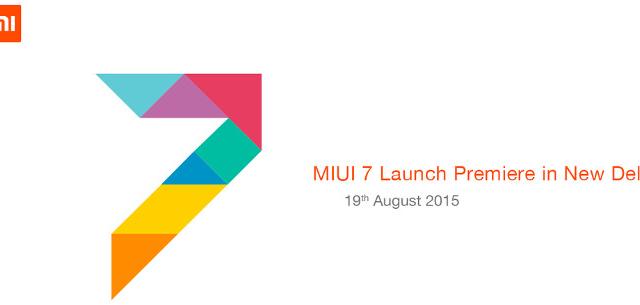 <b>Xiaomi lansează MIUI 7 la nivel global pe 19 august, în cadrul unui eveniment organizat în India</b>Xiaomi a &icirc;nceput să pună accentul pe piaţa din India &icirc;n ultimul an, duc&acirc;nd acolo bătălia dintre producătorii chinezi de telefoane. Azi aflăm că următorul său release software, MIUI 7 va debuta &icirc;n India pe 19 august....