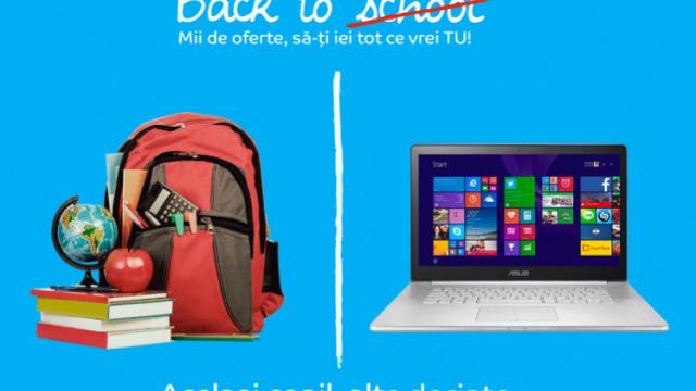 <b>eMAG.ro ne pregăteşte deja de şcoală, cu campania "Back to You", care va dura o lună; Iată câteva reduceri!</b>Pentru că termenul "Back to School" a fost uzat p&acirc;nă la epuizare, eMAG.ro foloseşte acum sintagma "Back to You" pentru cea mai nouă campanie a sa de reduceri. Ea debutează azi, 21 august şi tine p&acirc;nă pe 20 septembrie, deci practic...