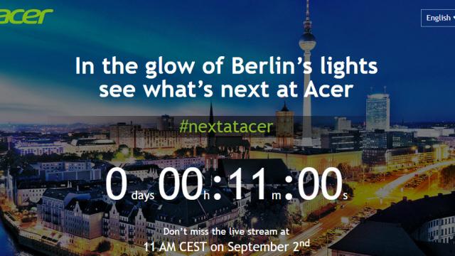 <b>IFA 2015: Conferința de presă Acer din Berlin, începe la ora 12:00 și va fi transmisă în regim de Live Streaming</b>Acer sunt cei care anul acesta fac primul pas pe ringul de dans de la IFA din Berlin. Conferința de presă a tawanezilor &icirc;ncepe la ora 12:00 și va fi transmisă &icirc;n regim de Live Streaming, aici. &nbsp;...