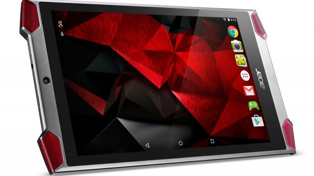 <b>IFA 2015: Acer anunţă tableta de gaming Predator 8, care va sosi în noiembrie la preţul de 299 dolari</b>Acer a adus la IFA 2015 tableta de gaming Predator 8, pe care o puteţi admira mai jos. Terminalul va debuta în magazine în noiembrie, la preţul de 299.99 dolari. Acest model se doreşte a fi un rival pentru Nvidia Shield Tablet, sau chiar...