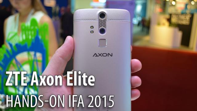 <b>IFA 2015: ZTE Axon Elite hands-on - elegantă în decoraţiuni metalice şi imitaţie de piele (Video)</b>ZTE a adus c&acirc;teva terminale interesante la IFA 2015, printre care şi modelul Axon Elite, care se remarcă prin acele decupaje artistice &icirc;n metal &icirc;n zona frontală şi &icirc;n zona camerelor din spate. Ele amintesc de acele ferestre din...