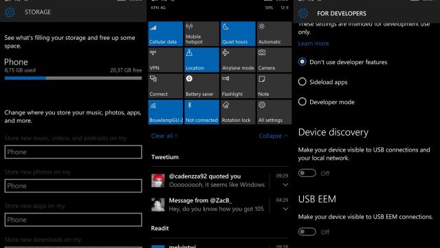 <b>Windows 10 Mobile Build 10536 în varianta preview ajunge pe telefoanele unor insideri norocoși</b>Prin intermediul unui topic deschis pe platforma Reddit, aflăm că în acest moment cei de la Microsoft au început distribuirea lui Windows 10 Mobile Build 10536, o versiune preview ce vine să aducă câteva noi funcții la pachet, dar...