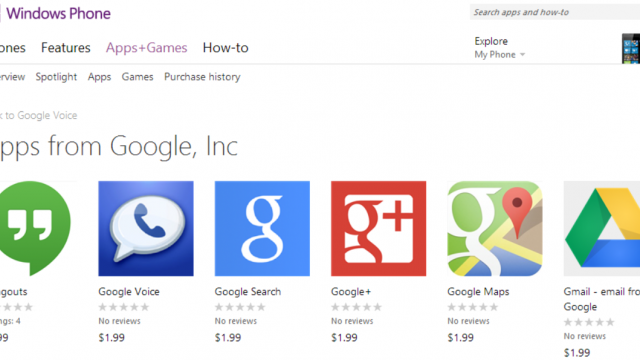 <b>În sfârşit am putea vedea aplicaţiile Google pe Windows 10 Mobile, conform unor zvonuri; Lansarea programată pentru mâine aparent!</b>Aproape la fiecare recenzie de terminale Windows Phone am scos în evidenţă la Mobilissimo.ro lipsa aplicaţiilor Google de pe respectivele handseturi. Acest mare handicap nu a fost eliminat nici la 5 ani de la lansarea acestei platforme, dar...
