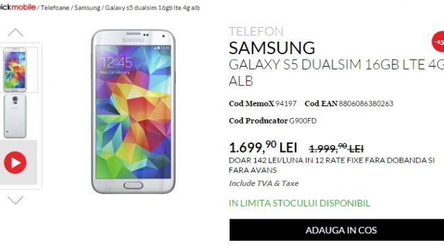 <b>Un nou weekend cu reduceri marca QuickMobile este acum în plină desfășurare; iată câteva dintre oferte</b>Și weekend-ul acesta, cei de la QuickMobile ne aduc promoții speciale pentru smartphone-urile și tabletele din stoc, c&acirc;teva dintre acestea fiind afișate &icirc;n r&acirc;ndurile de mai jos. De asemenea, magazinul oferă reduceri și pentru...